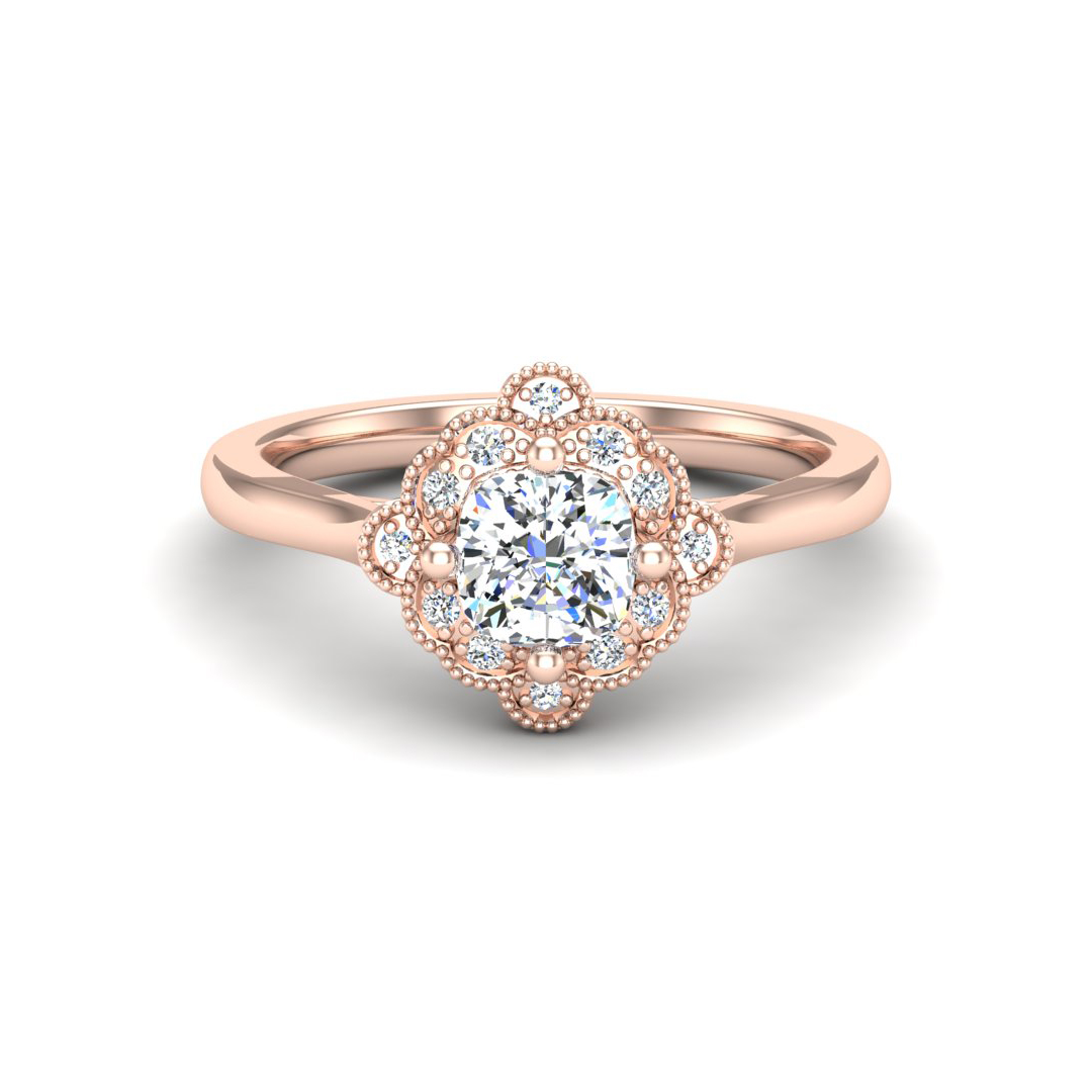 Brinley Halo Engagement Ring